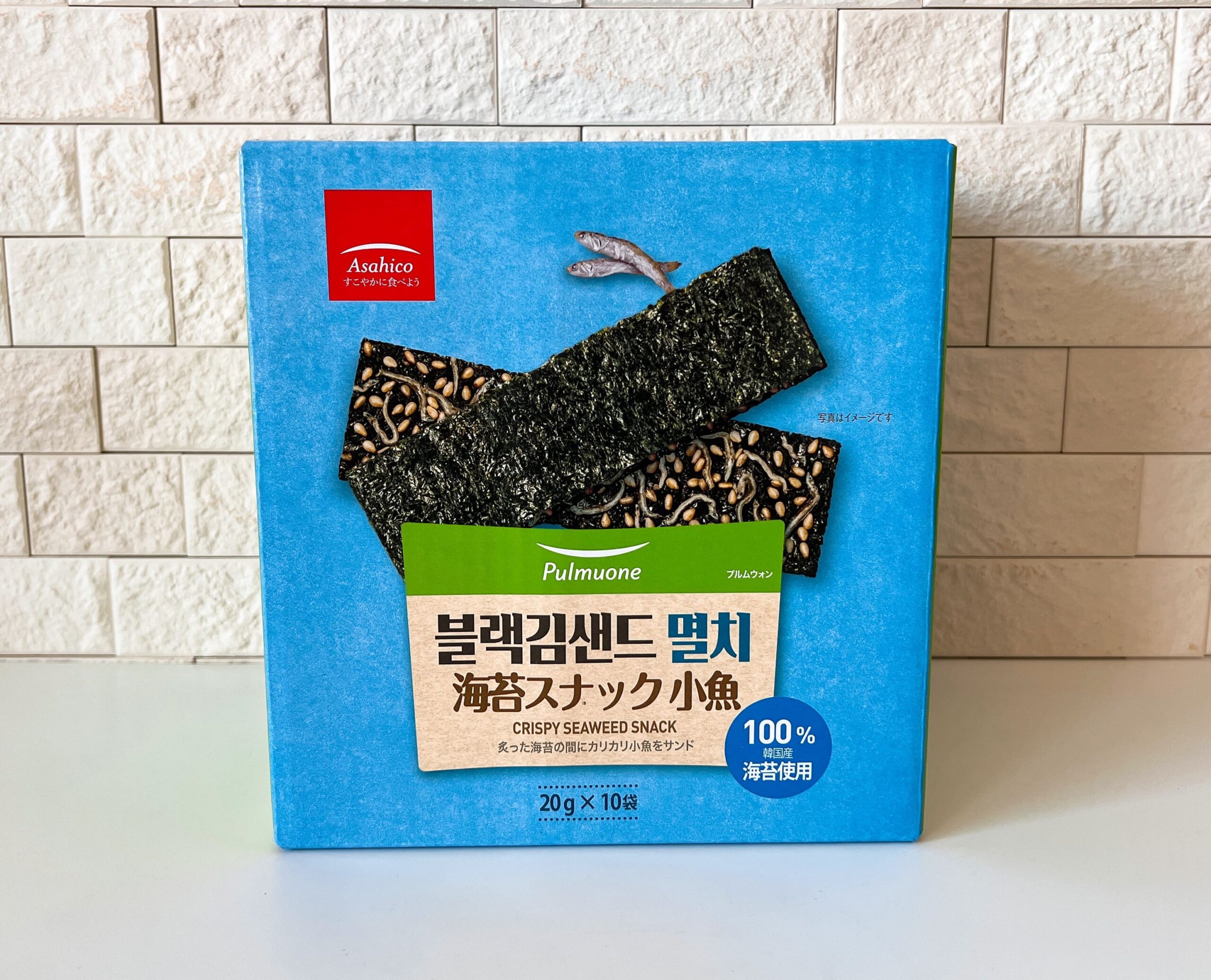 Asahico 韓国 海苔スナック小魚 20g コストコ - 魚介類(加工食品)